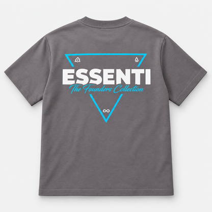 Founders Collection Oversize T-Shirt - Charcoal Grey